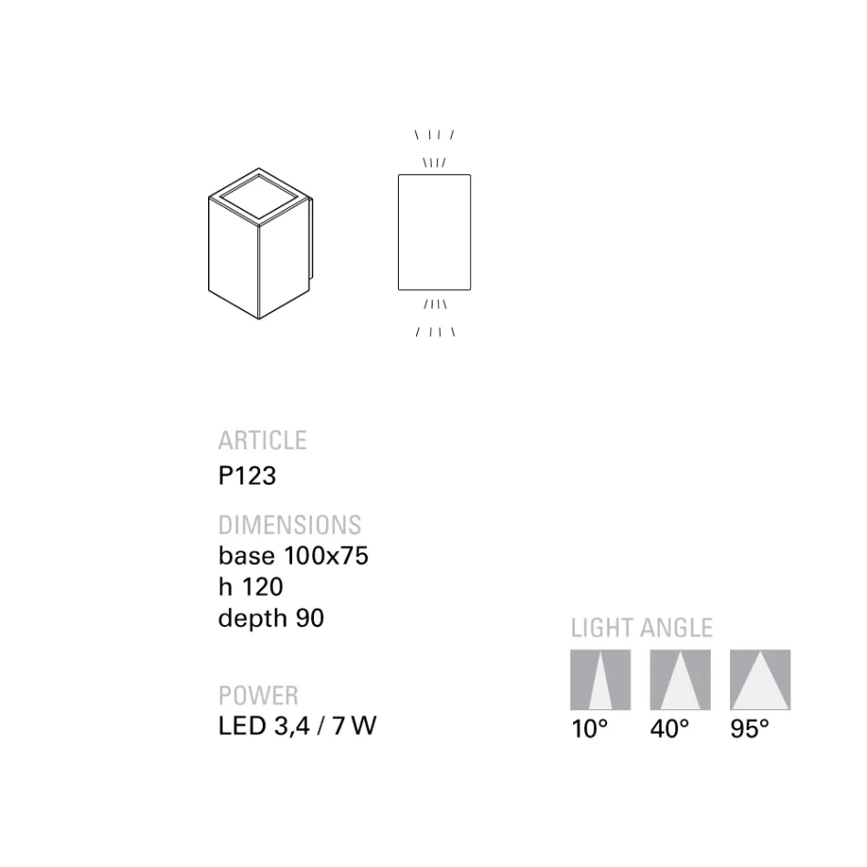 Toscot Smith håndlavet LED-havelampe i terracotta Viadurini