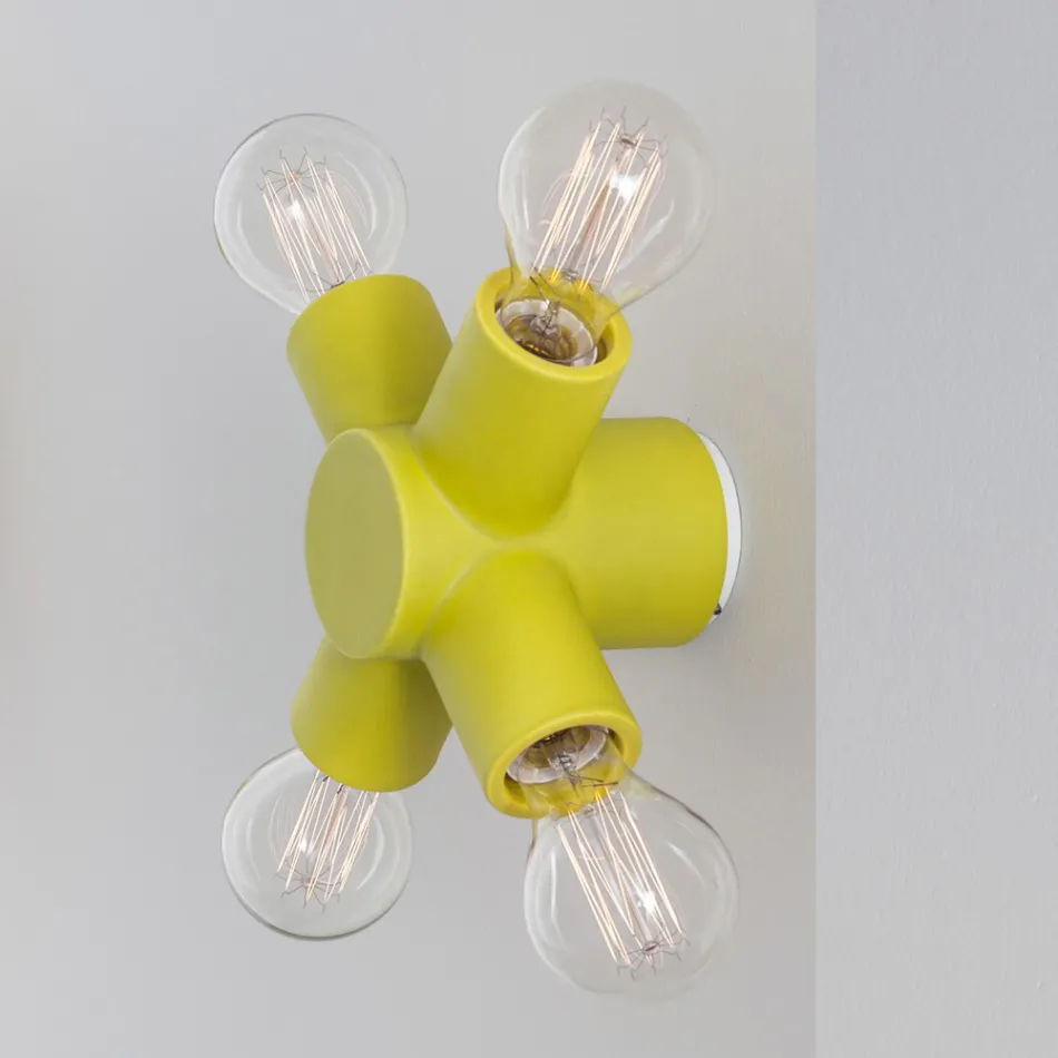 Toscot Traffic væglampe i keramisk forskellige finish produceret i Toscana Viadurini