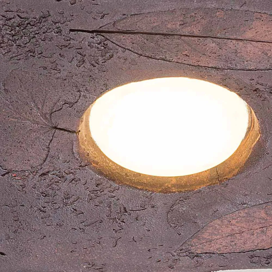 Toscot Vivaldi designer terracotta væg lys lavet i Italien Viadurini