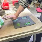 Toscot Vivaldi terracotta applique håndlavet i Italien Viadurini