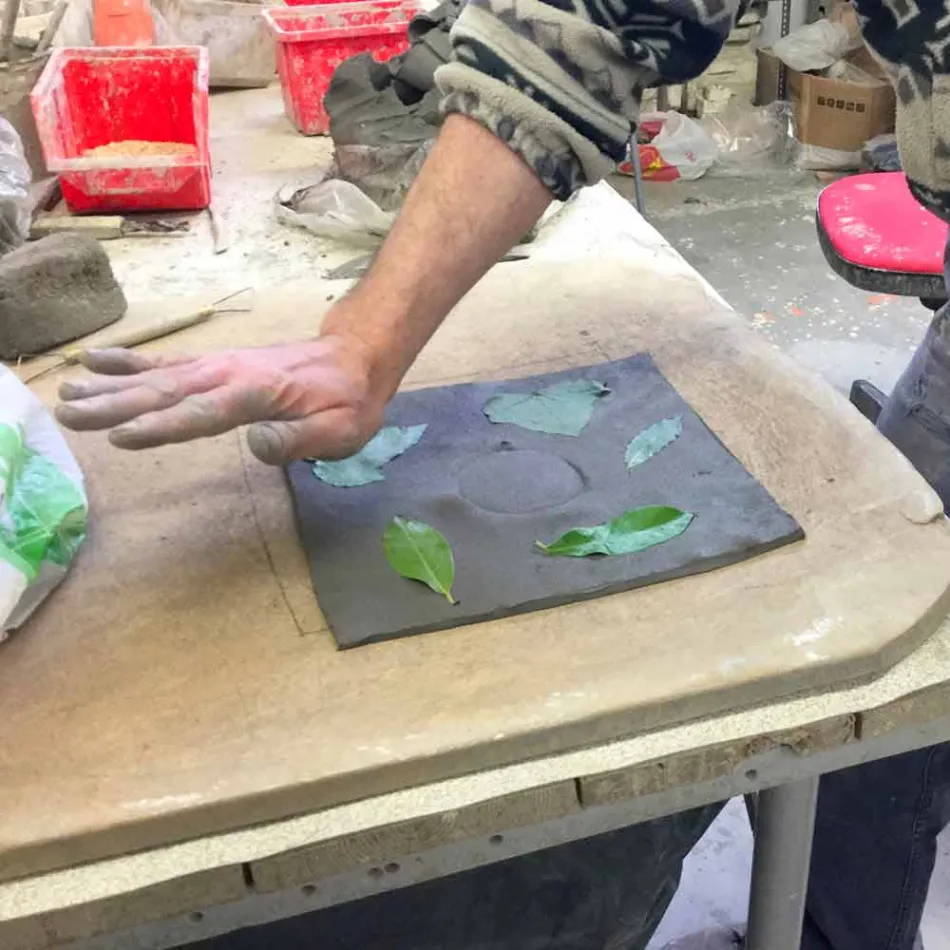 Toscot Vivaldi håndlavet terracotta væglampe i Italien Viadurini