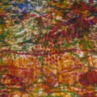 Håndlavet bomuldsdug Håndlavet udskrivning ét stykke - mærker Viadurini