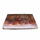 Håndlavet bomuldsdug Håndlavet udskrivning ét stykke - mærker Viadurini