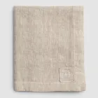 Modulær dug i farvet hør med knaphuller og 10 knapper - Middelhavet Viadurini