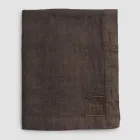 Modulær dug i farvet hør med knaphuller og 10 knapper - Middelhavet Viadurini