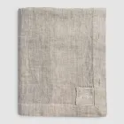 Modulær dug i farvet hør med knaphuller og 10 knapper - Middelhavet Viadurini