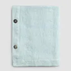 Modulær dug i farvet hør med knaphuller og 10 knapper - Middelhavet Viadurini