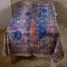 Duk af italiensk kunst med håndtrykt bomuld, et stykke - mærker Viadurini