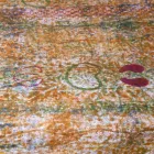 Duk af italiensk kunst med håndtrykt bomuld, et stykke - mærker Viadurini