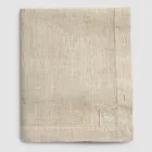 Rektangulær linneddug med knaphuller og 10 knapper, luksus - Middelhavet Viadurini