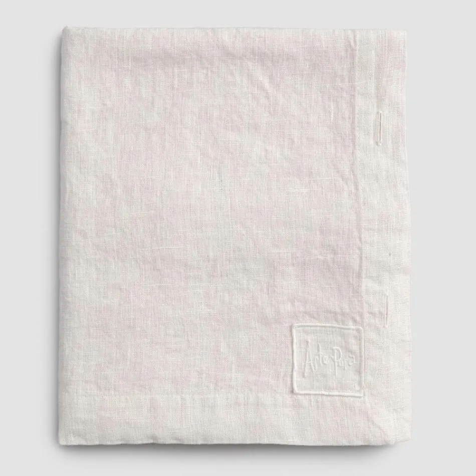 Rektangulær linneddug med knaphuller og 10 knapper, luksus - Middelhavet Viadurini