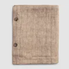 Rektangulær linneddug med knaphuller og 10 knapper, luksus - Middelhavet Viadurini