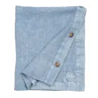 Rektangulær linneddug med knaphuller og 10 knapper, luksus - Middelhavet Viadurini