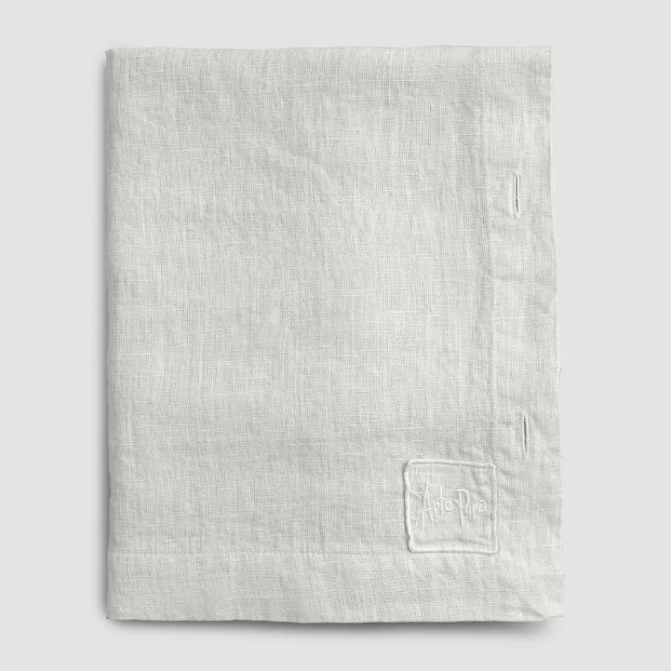 Rektangulær hørdug med knaphuller og 12 luksusknapper - Middelhavet Viadurini