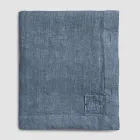 Rektangulær hørdug med knaphuller og 12 luksusknapper - Middelhavet Viadurini