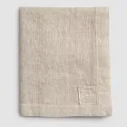 Rektangulær hørdug med knaphuller og 12 luksusknapper - Middelhavet Viadurini