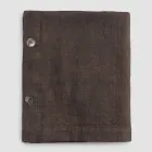 Rektangulær hørdug med knaphuller og 12 luksusknapper - Middelhavet Viadurini