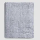 Rektangulær hørdug med knaphuller og 12 luksusknapper - Middelhavet Viadurini