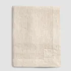 Luksus modulært farvet hørdug med knaphuller og 12 knapper - Middelhavet Viadurini