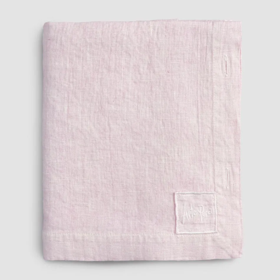 Luksus modulært farvet hørdug med knaphuller og 12 knapper - Middelhavet Viadurini