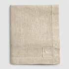 Luksus modulært farvet hørdug med knaphuller og 12 knapper - Middelhavet Viadurini