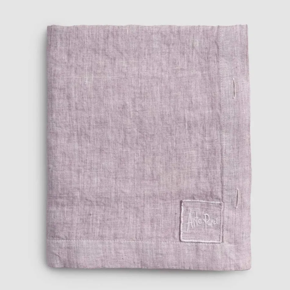 Luksus modulært farvet hørdug med knaphuller og 12 knapper - Middelhavet Viadurini