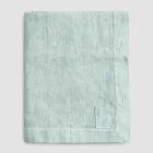 Luksus modulært farvet hørdug med knaphuller og 12 knapper - Middelhavet Viadurini