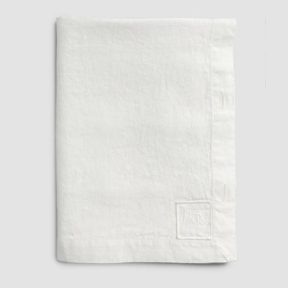 Luksus modulært farvet hørdug med knaphuller og 12 knapper - Middelhavet Viadurini