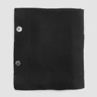 Luksus modulært farvet hørdug med knaphuller og 12 knapper - Middelhavet Viadurini