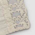 Amerikanske morgenmadsdækkeservietter i linned med blonder, design i 2 dele - Kippelino Viadurini