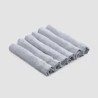 Tunge hørservietter med foldet kant, forskellige farver, 6 stykker - Onestini Viadurini