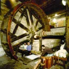 Serviet i blandet linned med håndtryk unikt stykke fremstillet i Italien - mærker Viadurini