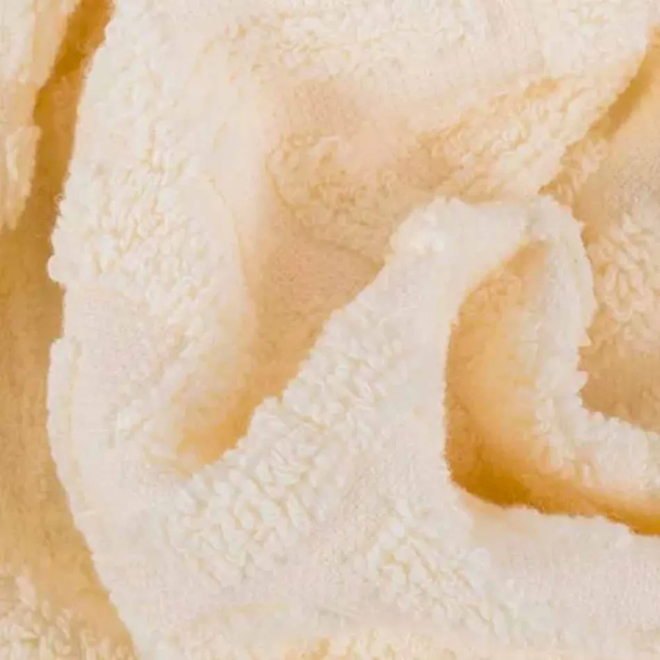 Trio af badehåndklæder i terry bomuldshåndklæde, ansigt og gæst - Ginestra Viadurini