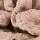 Trio af badehåndklæder i terry bomuldshåndklæde, ansigt og gæst - Ginestra Viadurini