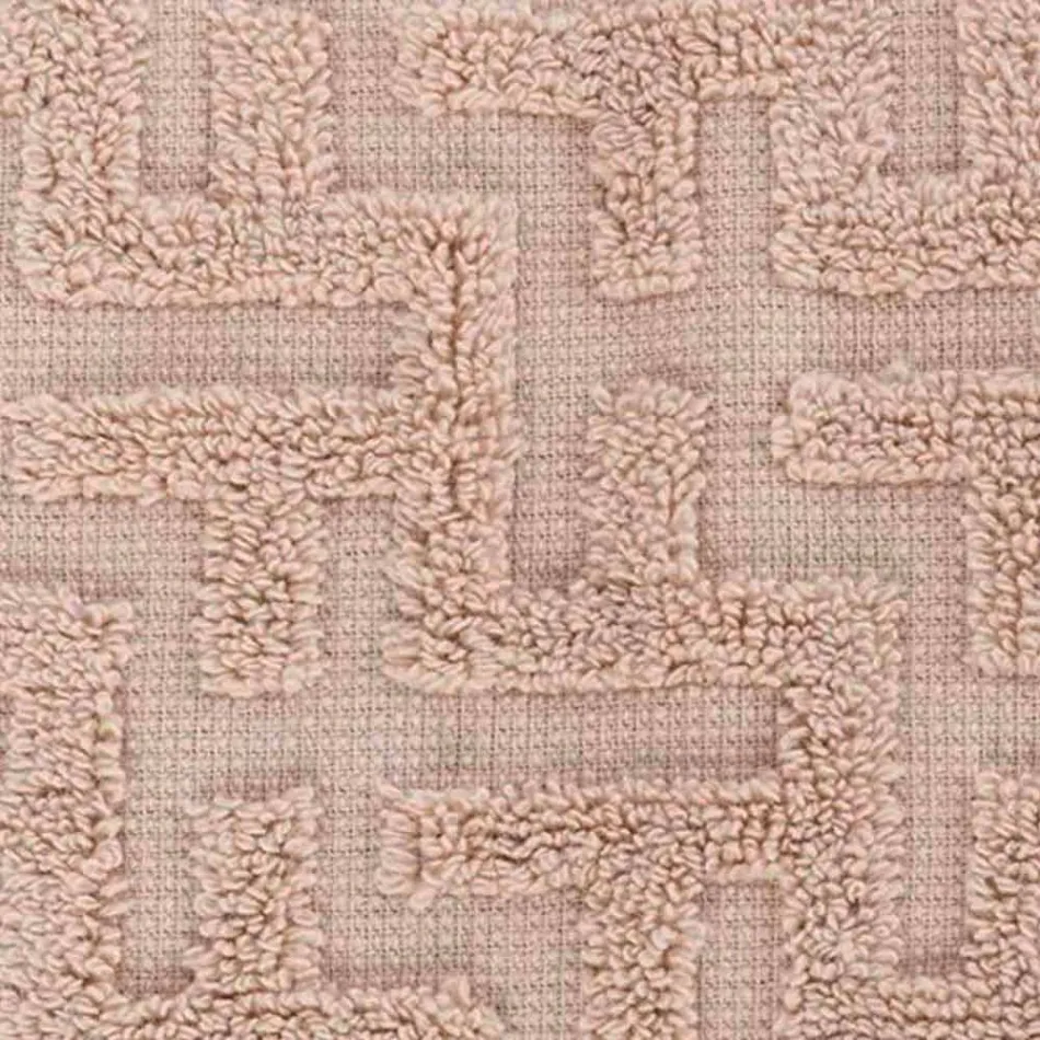 Trio af badehåndklæder i terry bomuldshåndklæde, ansigt og gæst - Ginestra Viadurini