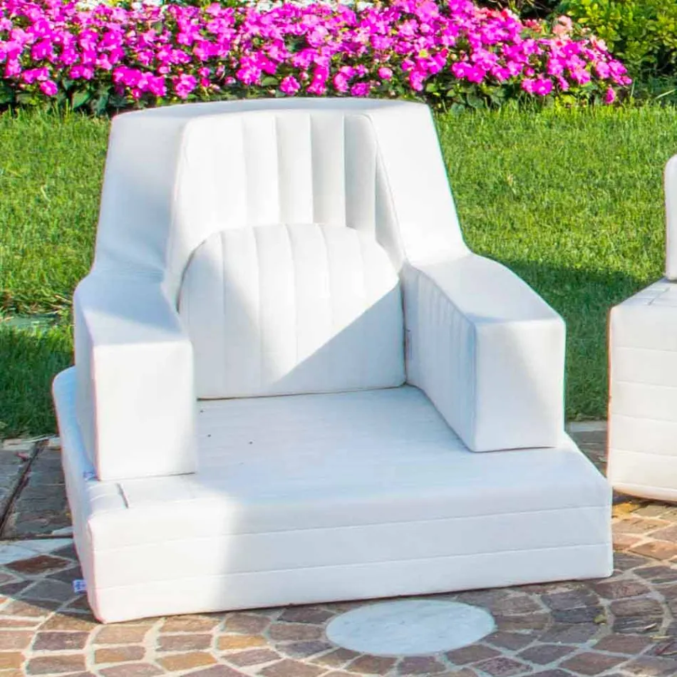 Trona Basic flytende lænestol til moderne pool lavet i Italien Viadurini