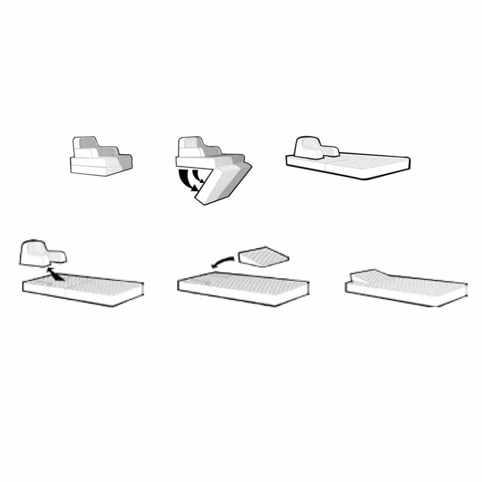 Trona Magnum luksus flydende stol dobbelt sæde design Viadurini