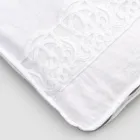 Stor rejsetaske i hør med italiensk luksus Sinergia-blonde - Randall Viadurini