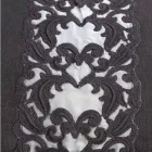 Stor kosmetiktaske i hør og bomuld med Farnese blonder og lynlås, 2 finish - Mike Viadurini