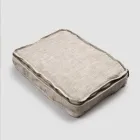 Stor makeuptaske til kvinder eller rejser i luksuslinned og bomuld - Yeti Viadurini