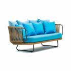 Varaschin Babylon 2-personers sofa med et moderne design Viadurini