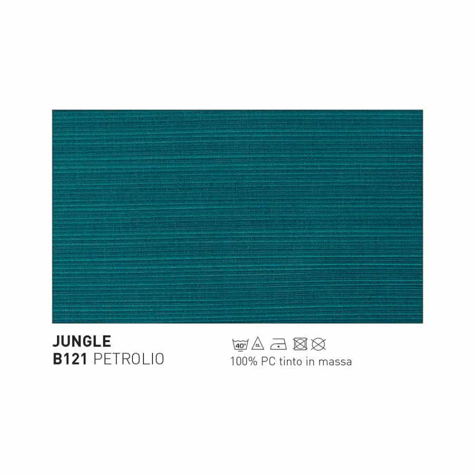 Varaschin Bali moderne udendørs lænestol i polstret stof Viadurini