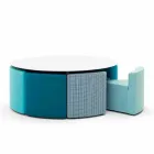 Varaschin Big In & Out havebord + 8 moderne design lænestole Viadurini