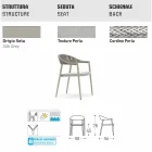 Varaschin Clever stol i moderne design have, 6 stykker Viadurini