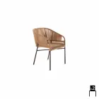 Varaschin Cricket stol med håndvævede ydre, 2 stykker Viadurini