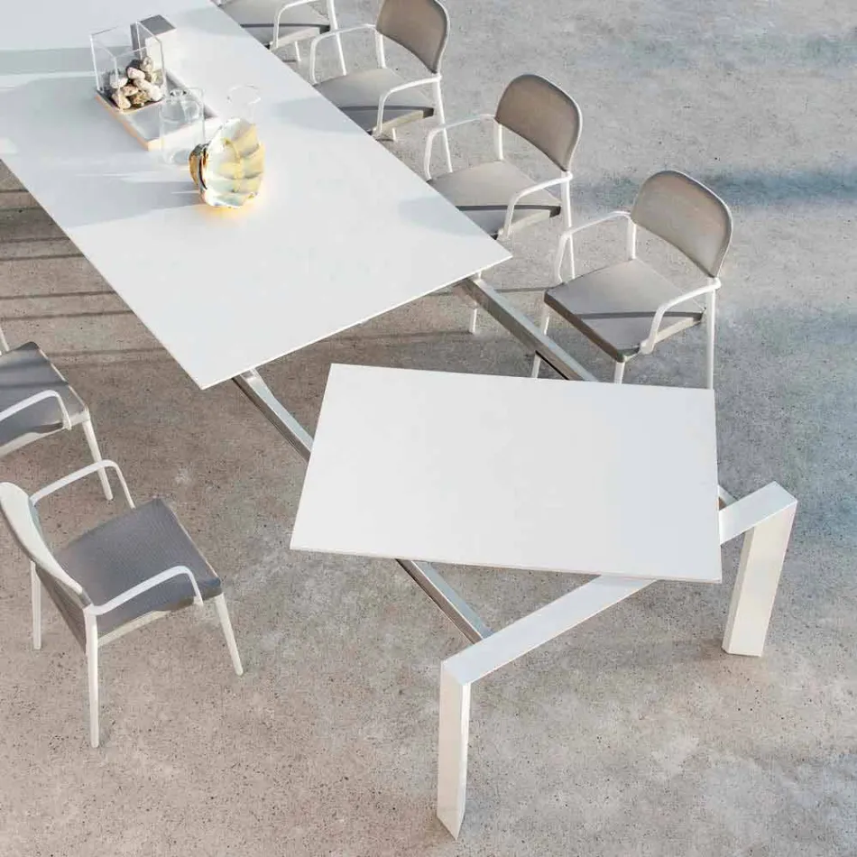 Varaschin Dolmen havebord udvides op til 380 cm Viadurini