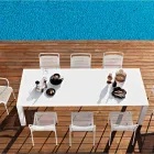 Varaschin Dolmen havebord udvides op til 380 cm Viadurini