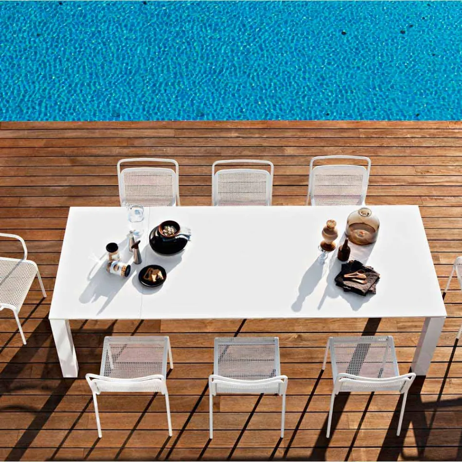 Varaschin Dolmen havebord udvides op til 380 cm Viadurini