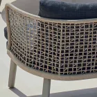 Varaschin Emma moderne to-personers polstrede have sofa Viadurini