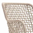 Varaschin Emma polstret udendørs lænestol af moderne design Viadurini